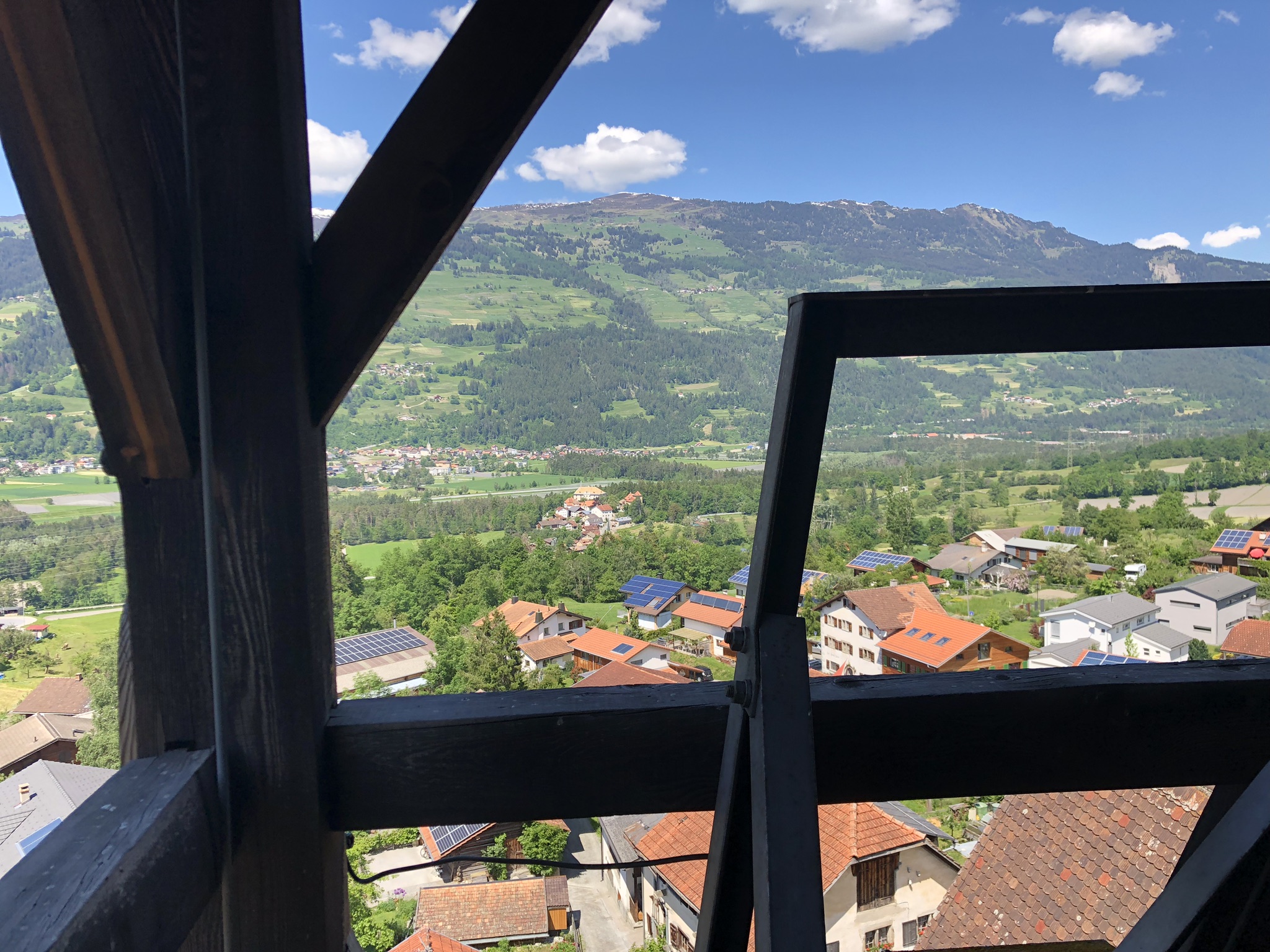 Kirchturm Scharans & Ausblick