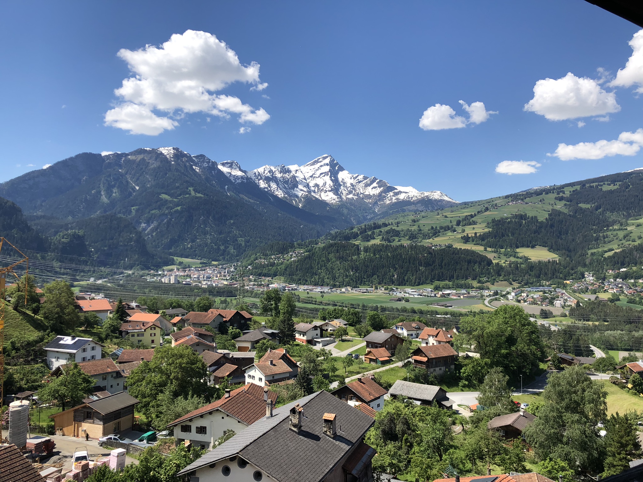 Kirchturm Scharans & Ausblick