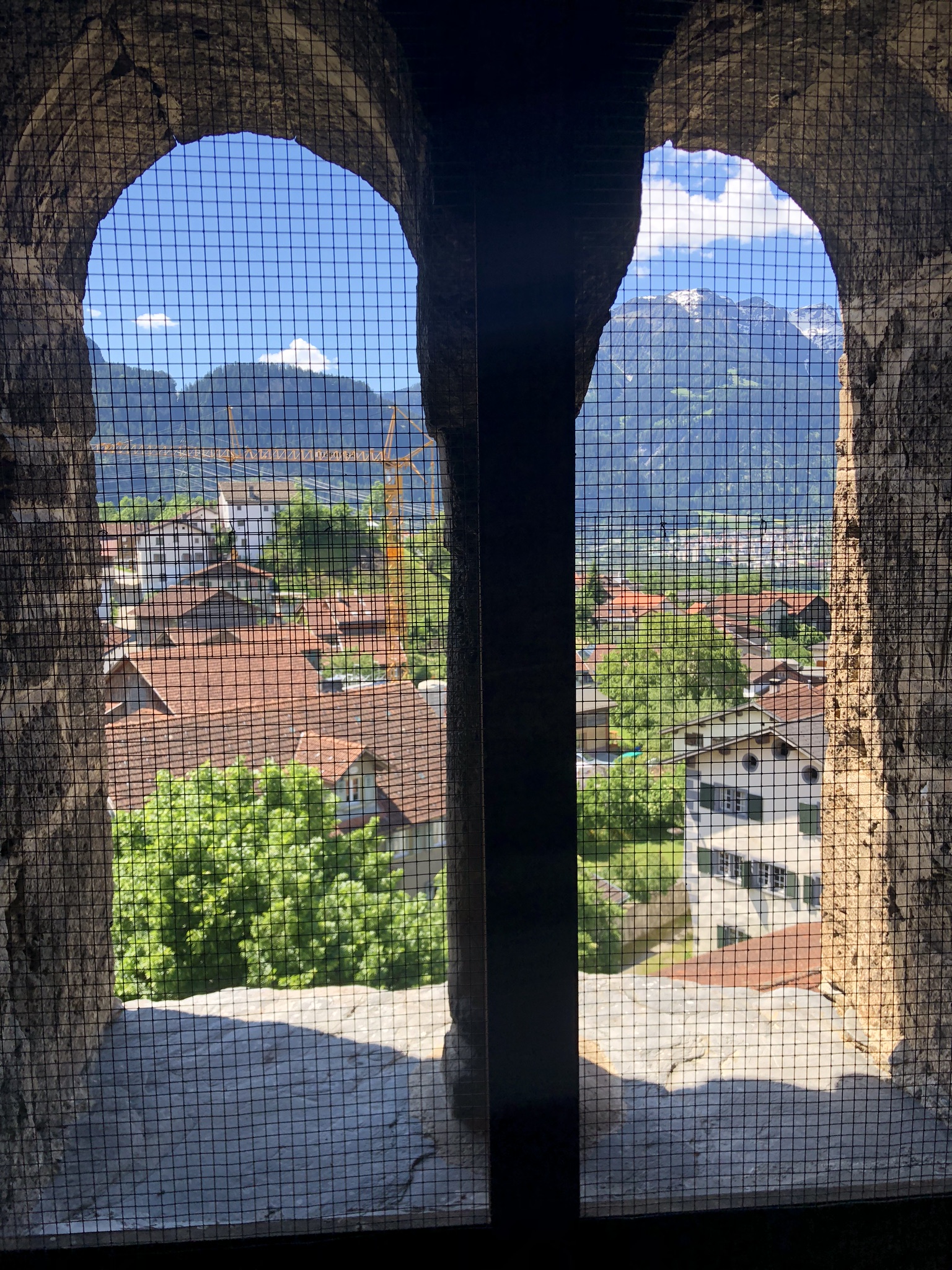 Kirchturm Scharans & Ausblick