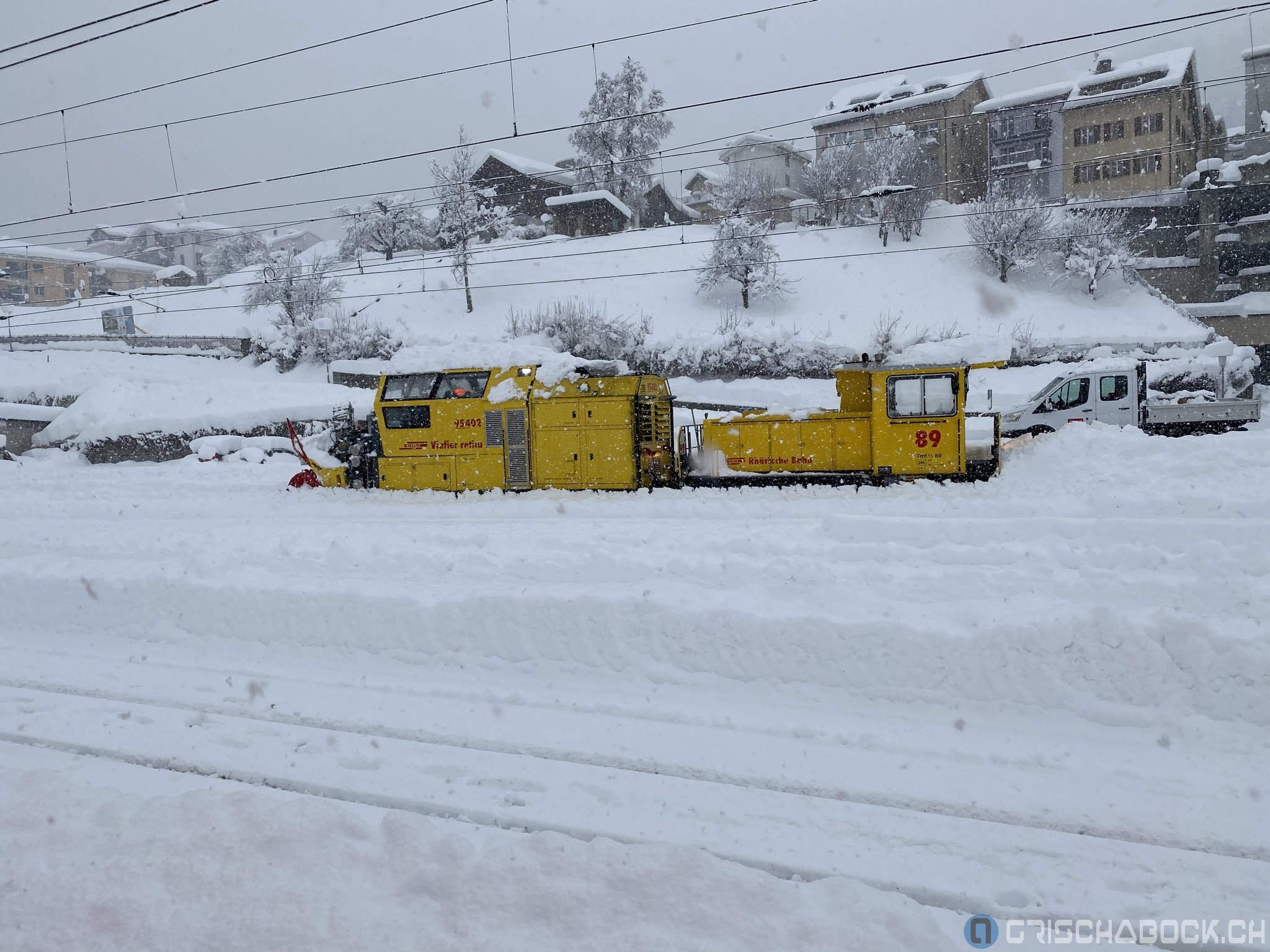 Schneefall Januar 2021