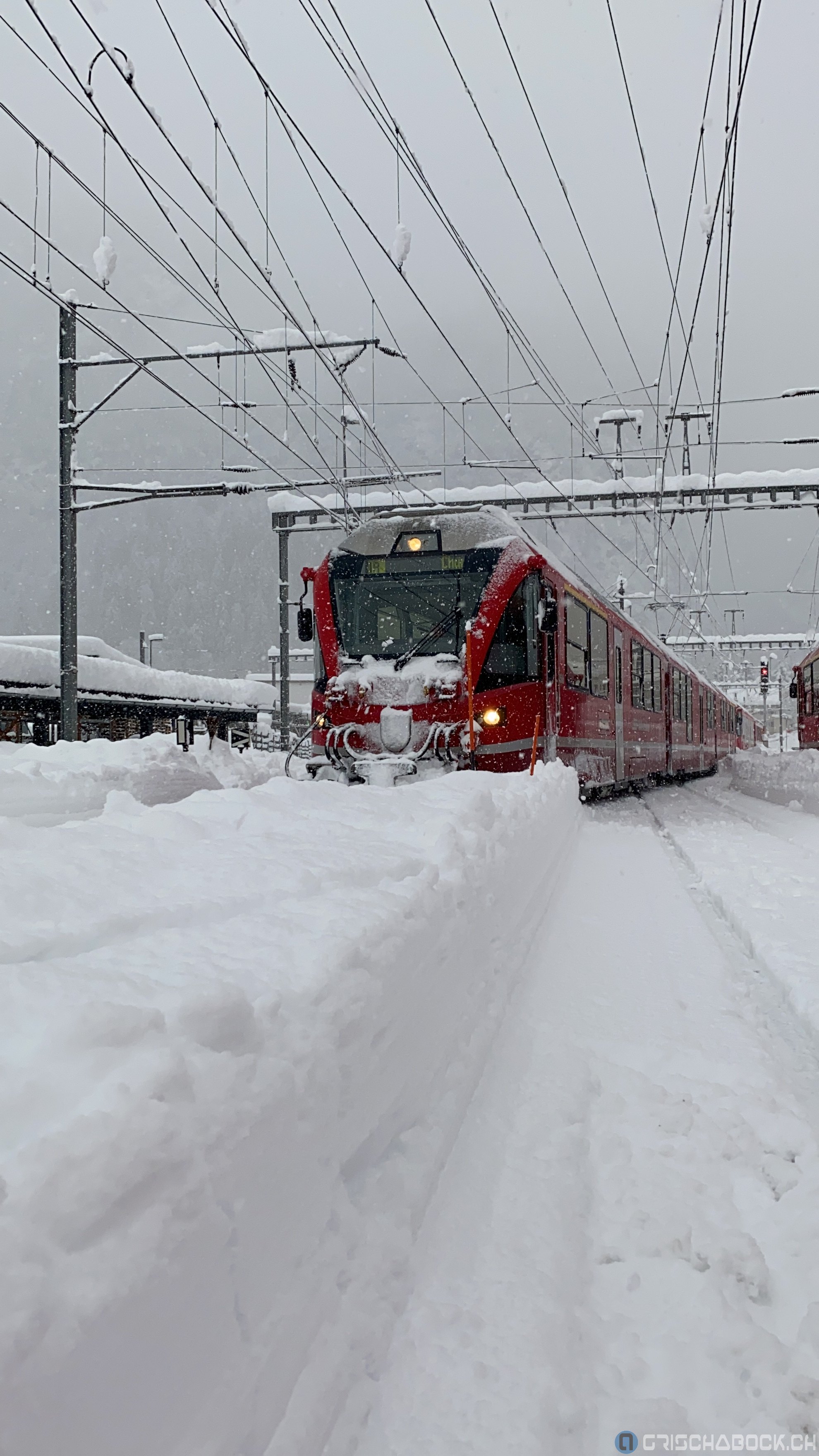 Schneefall Januar 2021