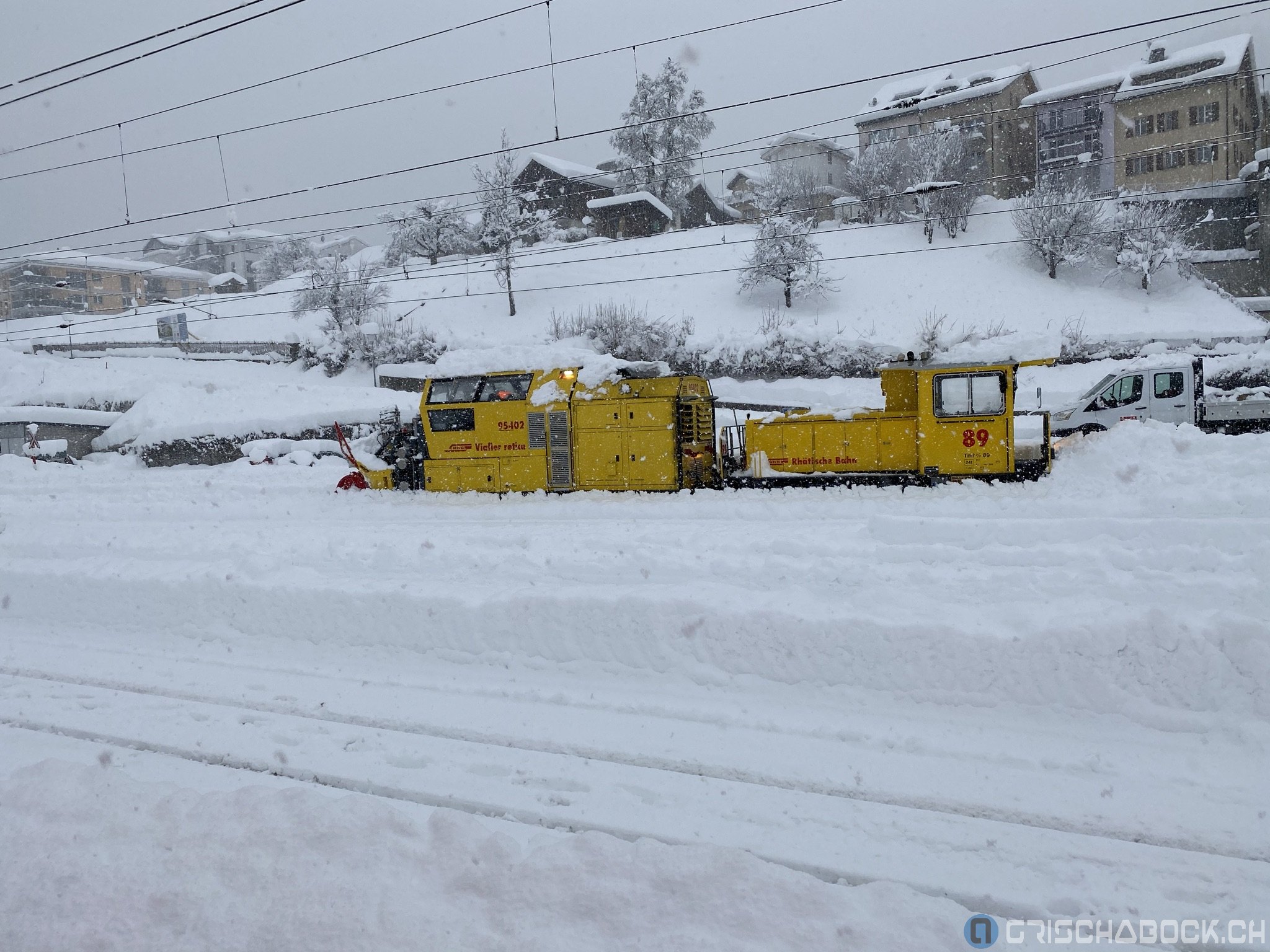 Schneefall Januar 2021