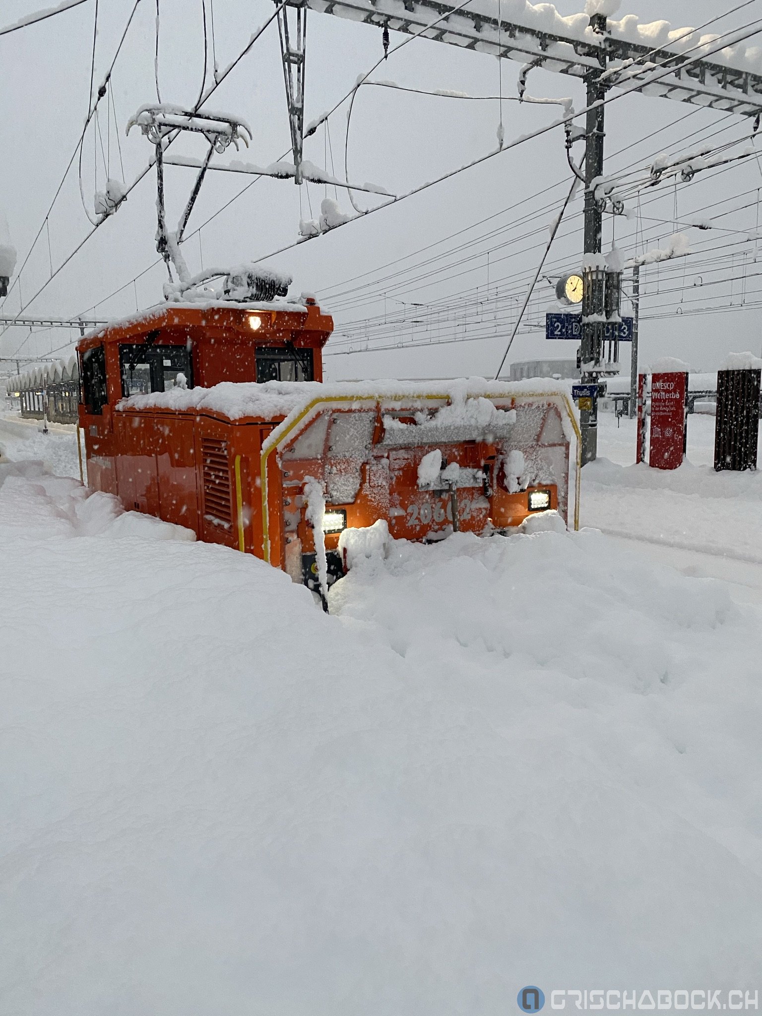 Schneefall Januar 2021