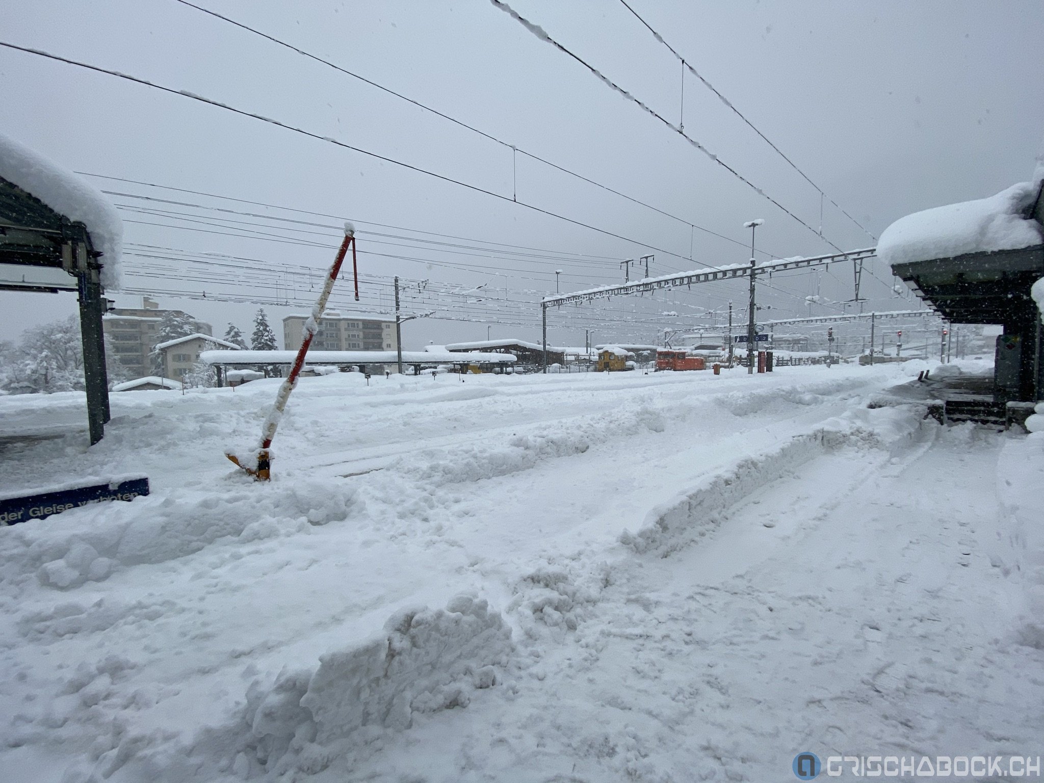 Schneefall Januar 2021