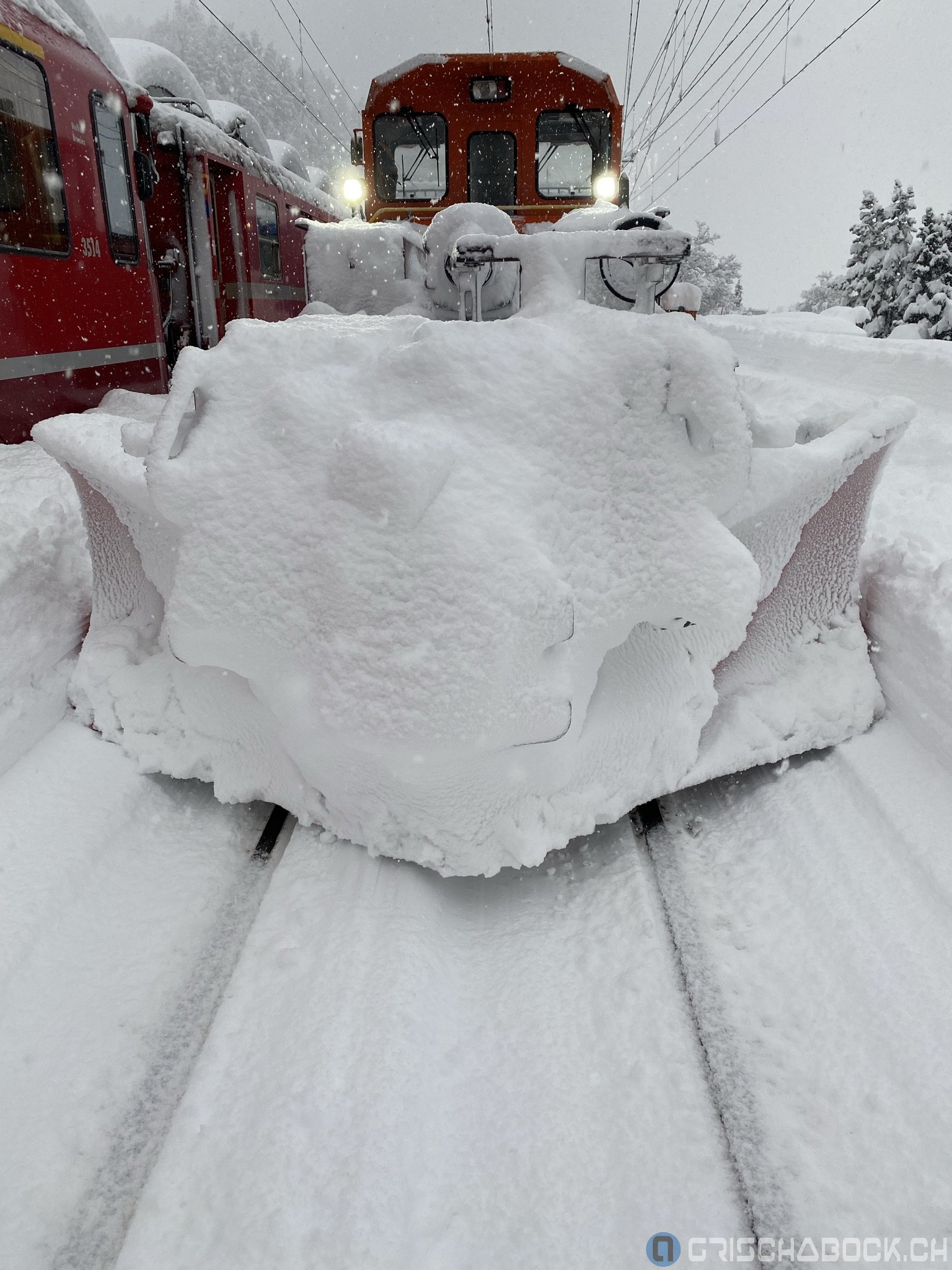 Schneefall Januar 2021