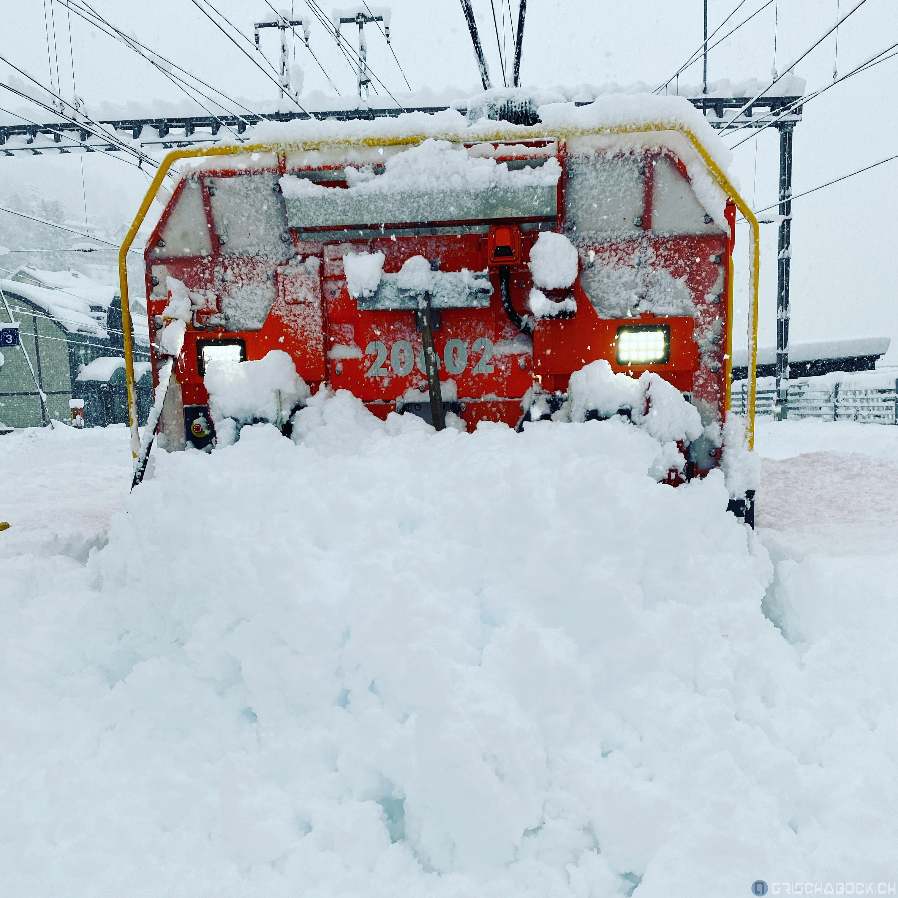 Schneefall Januar 2021